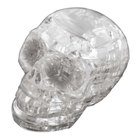 Mag-Nif Clear Skull Crystal Puzzle MAG-90117
