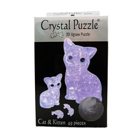 Mag-Nif Clear Cat Crystal Puzzle MAG-90126