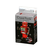 Mag-nif 3D Red Tin Robot Crystal Puzzle (24/48) MAG-90151