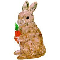 Mag-Nif 3D Brown Rabbit Crystal Puzzle MAG-90159