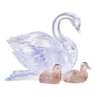 Mag-Nif 3D Swan With Babies Crystal Puzzle