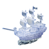 Mag-Nif 3D Pirate Ship Crystal Puzzle