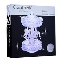 Mag-Nif 3D Clear Carousel Crystal Puzzle