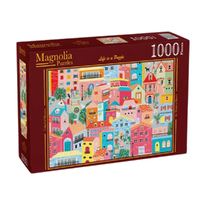 Magnolia Colorful Houses 1000pcs Jigsaw Puzzle