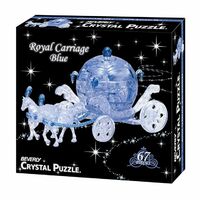 Mag-Nif 3D Carriage Blue Crystal Puzzle