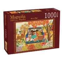 Magnolia Dog In The Car Shanya Bharti 1000pc Jigsaw Puzzle