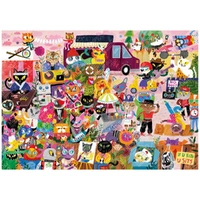 Magnolia Kids 2120K Cat Crowd 24pc Giant Jigsaw Puzzle
