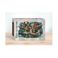 Magnolia Micro 99pc Christmas in the Forest - Annmei Jigsaw Puzzle