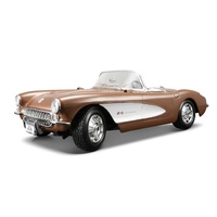 Maisto 1/18 1957 Chevrolet Corvette - Bronze - Diecast