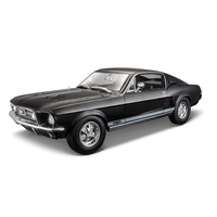 Maisto 1/18 1967 Ford Mustang Fastback - Black - Diecast