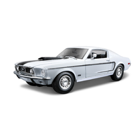 Maisto 1/18 1968 Ford Mustang GT CobraJet FB - White - Diecast