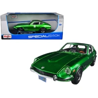 Maisto 1/18 1971 Datsun 240Z Metallic Green Diecast Model Car