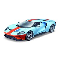 Maisto 1/18 2019 Ford GT - Sky Blue & Orange (Gulf Oil Livery) - Diecast