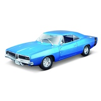 Maisto 1/18 1969 Dodge Charger R/T - Blue - Diecast