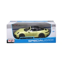 Maisto 1/18 2025 Porsche 911 Targa 4 GTS (992.2) - Cartegena Yellow Metallic