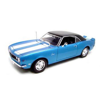 Maisto 1/18 1968 Chevrolet Camaro Z/28 Coupe - Blue - Diecast