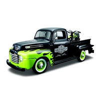 Maisto 1/24 Harley Davidson Ford 1948 F1 Pickup & FL Panhead Diecast
