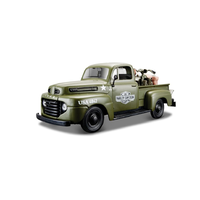 Maisto 1/25 1948 Ford F-100 Pick Up w/1942 WLLA Flathead