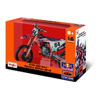 Maisto 1/6 Red Bull 2018 KTM 450 SX-F Factory #84 J Herling