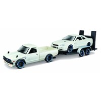 Maisto 1/24 Design Elite Transport - Datsun 620 & Nissan Skyline