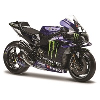 Maisto 1/18 Moto GP 2021 Yamaha Factory Racing Quartararo/Vinales Diecast Racing Bike