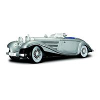 Maisto 1/18 Mercedes Benz 500K SS 1936 Silver - Diecast