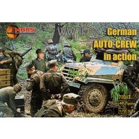 Mars 72013 1/72 WWII German auto crew in action Plastic Model Kit