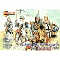 Mars 1/72 Teutonic Mounted Sergeants. 1st half of the XV century 72053 Plastic Model Kit