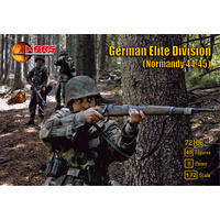 Mars 1/72 German Elite Division (Normandy 44-45)(WWII) 40 figures/8 poses 72106 Plastic Model Kit