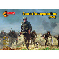 Mars 1/72 Panzergrenadiers (WWII) 40 figures/8 poses 72108 Plastic Model Kit