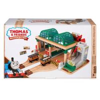 Thomas & Friends Wooden Railway Knapford Station Passenger Pickup Playset