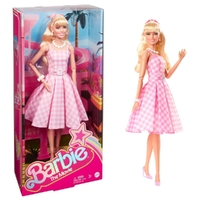 Barbie Pink Gingham Dress Margot Robbie as Barbie - Barbie the Movie Collector Doll
