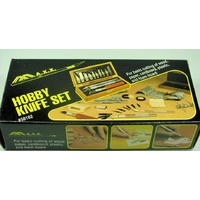 Maxx Tools Wooden Hobby Knife Set w/ 3 Knives & 10 Blades