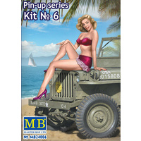 Master Box 24006 1/24 Pin-up series, Kit No. 6. Samantha Plastic Model Kit