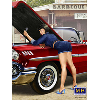 Master Box 24016 1/24 Pin-up series. A short stop. Kit No. 2 Plastic Model Kit