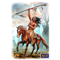 Master Box 1/24  Buffalo Hunter. Running Bear Plastic Model Kit 24048