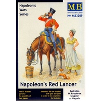 Master Box 1/32 Napoleon's Red Lancer, Napoleonic Wars Series Plastic Model Kit 3209