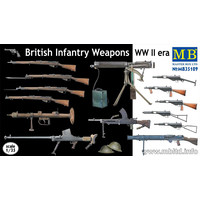 Master Box 35109 1/35 British Infantry Weapons, WW II era Plastic Model Kit