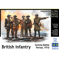 Master Box 35146 1/35 British Infantry, Somme Battle Period, 1916 Plastic Model Kit