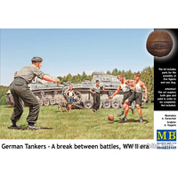 Master Box 35149 1/35 German Tankers - A break between battles, WW II era Plastic Model Kit