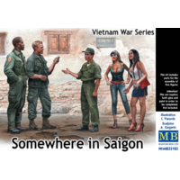 Master Box 35185 1/35 Somewhere in Saigon, Vietnam War Series Plastic Model Kit