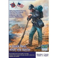Master Box 35196 1/35 A Quick Rest, After the Battle. Union Army Infantry SGT, 72nd New York Regt