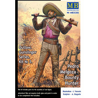 Master Box 35205 1/35 Outlow. Gunslinger series. Kit No. 3. Pedro Melgoza - Bounty Hunter