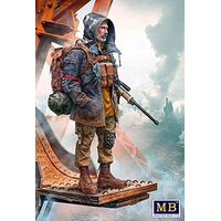 Master Box 35213 1/35 Post-apocalyptic fiction. Desert Battle Series. Skull Clan. Old raider Vadim
