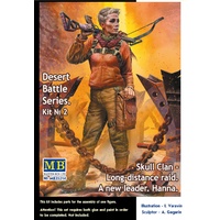 Master Box 35214 1/35 P?st-apocalyptic fiction. Desert Battle Series. Skull Clan. New leader Hanna