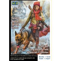 Master Box 1/35 Post-apocalyptic Fiction Desert Battle Series. Skull Clan. Where am I? Plastic Model Kit 35215 