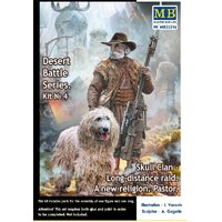 Master Box 1/35 Post-apocalyptic Desert Battle Series. Skull Clan. A new religion. Pastor Plastic Model Kit 35216