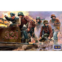 Master Box 1/35 German Military men, 1944-45. Das Maschinengewehr ist dort! Plastic Model Kit 35218