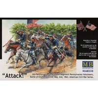 Master Box 1/35 8th Pennsylvania Cav, 89th Regt. Battle of Chancellorsville, 1863 3550