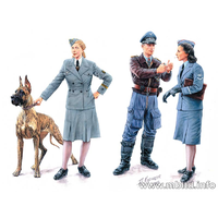 Master Box 1/35 Women at War: Germany, Luftwaffe Helferinnen Plastic Model Kit 3557